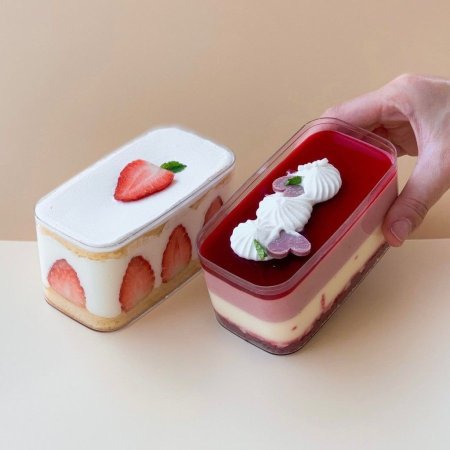 علب كريستال مستطيل