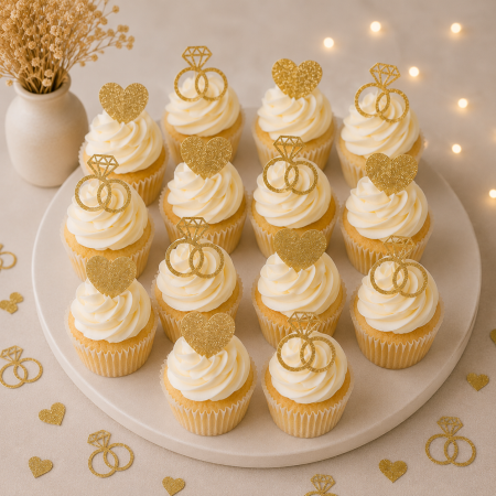 ميني توبرز خطوبة 💍”25pcs”