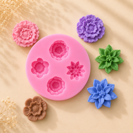 قالب سيليكون ورد 🌸